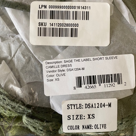 Sage The Label Embroidered Wrap Dress - Picture 10 of 10